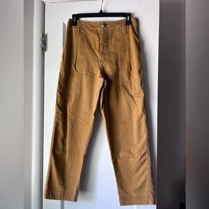 Free People High waisted pleated trouser pant